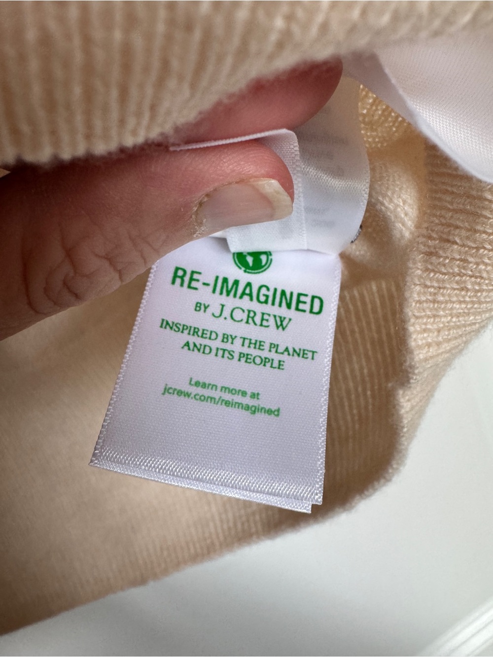 NWT! J. CREW Women’s 100% Cashmere relaxed sweater-vest hthr muslin large CM660 - Picture 8 of 11